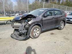 Salvage cars for sale from Copart Waldorf, MD: 2015 Honda CR-V LX