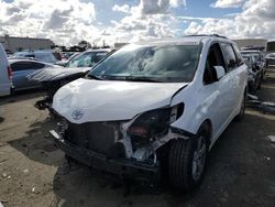 Salvage cars for sale from Copart Martinez, CA: 2017 Toyota Sienna LE