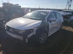 Toyota Corolla LE salvage cars for sale: 2020 Toyota Corolla LE