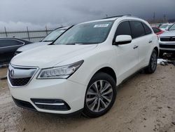Acura MDX salvage cars for sale: 2016 Acura MDX Technology