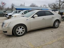 Salvage cars for sale at Wichita, KS auction: 2008 Cadillac CTS