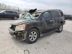 Salvage cars for sale at New Braunfels, TX auction: 2011 Nissan Armada SV