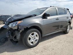 Salvage cars for sale from Copart Houston, TX: 2015 Toyota Rav4 LE