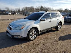 Salvage cars for sale from Copart Chalfont, PA: 2010 Subaru Outback 2.5I Limited