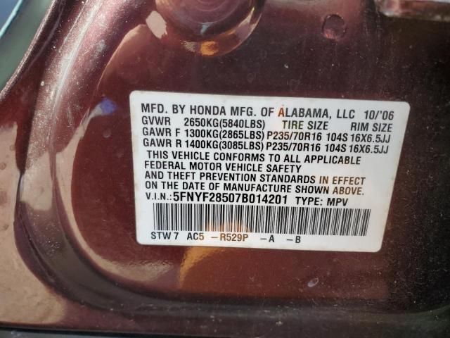 2007 Honda Pilot EXL