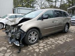 Salvage cars for sale from Copart Austell, GA: 2013 Honda Odyssey EXL