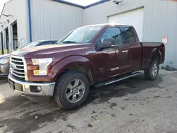Salvage cars for sale at Rogersville, MO auction: 2015 Ford F150 Super Cab
