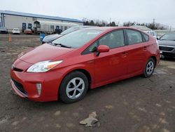 Salvage cars for sale from Copart Pennsburg, PA: 2014 Toyota Prius