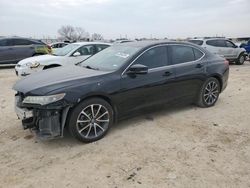 Salvage cars for sale at Haslet, TX auction: 2015 Acura TLX Tech