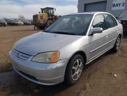 Honda salvage cars for sale: 2002 Honda Civic EX