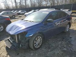 Salvage cars for sale at Waldorf, MD auction: 2018 Nissan Sentra S