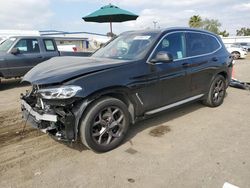 Salvage cars for sale from Copart San Diego, CA: 2022 BMW X3 SDRIVE30I