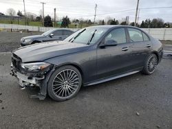 Salvage cars for sale at Portland, OR auction: 2023 Mercedes-Benz C 300 4matic