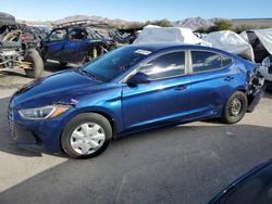 Salvage cars for sale at Las Vegas, NV auction: 2017 Hyundai Elantra SE