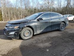 Salvage cars for sale from Copart Ontario Auction, ON: 2021 Chevrolet Malibu LT