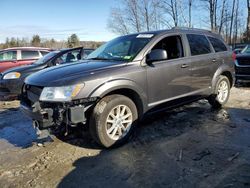 Salvage cars for sale at Candia, NH auction: 2017 Dodge Journey SXT