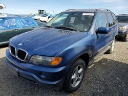 Salvage cars for sale at Vallejo, CA auction: 2002 BMW X5 3.0I