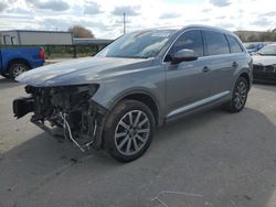 Salvage cars for sale from Copart Orlando, FL: 2017 Audi Q7 Premium Plus