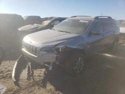 Salvage cars for sale at Earlington, KY auction: 2021 Jeep Cherokee Latitude LUX