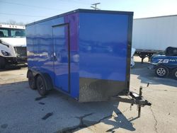 Salvage trucks for sale at Fort Wayne, IN auction: 2023 Spartan Motors 2023 Spartan 7' X 12' 7K Enclosed Trailer