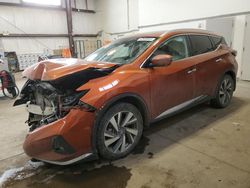 Salvage cars for sale from Copart Nisku, AB: 2021 Nissan Murano SL