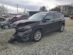 Salvage cars for sale from Copart Mebane, NC: 2019 Jeep Cherokee Latitude