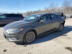 Salvage cars for sale at Ellwood City, PA auction: 2017 Ford Fusion SE