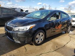 Salvage cars for sale at Bridgeton, MO auction: 2017 KIA Forte LX