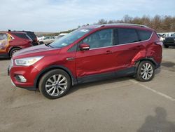 Salvage cars for sale at Brookhaven, NY auction: 2017 Ford Escape Titanium