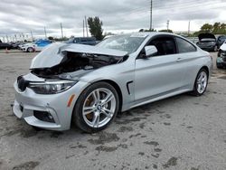 Vehiculos salvage en venta de Copart Miami, FL: 2018 BMW 430I