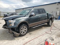 Salvage cars for sale from Copart Arcadia, FL: 2015 Ford F150 Supercrew