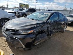 Salvage cars for sale from Copart Chicago Heights, IL: 2022 Toyota Camry LE