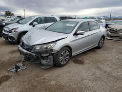 Salvage cars for sale from Copart Tucson, AZ: 2014 Honda Accord LX
