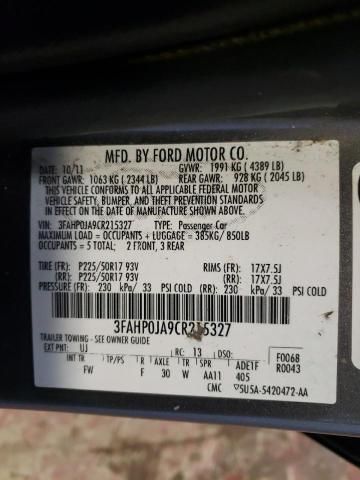 2012 Ford Fusion SEL