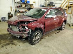 Chevrolet Equinox salvage cars for sale: 2016 Chevrolet Equinox LTZ