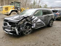 Salvage cars for sale at Center Rutland, VT auction: 2019 Acura MDX Technology