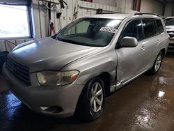 Salvage cars for sale at Elgin, IL auction: 2008 Toyota Highlander