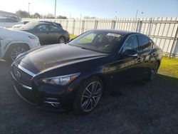 Salvage cars for sale at Sacramento, CA auction: 2015 Infiniti Q50 Base