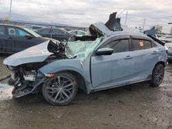 Salvage vehicles for parts for sale at auction: 2021 Honda Civic Sport Touring