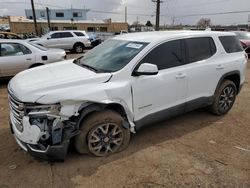 Salvage cars for sale at Colorado Springs, CO auction: 2023 GMC Acadia SLE