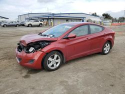 Salvage cars for sale at San Diego, CA auction: 2013 Hyundai Elantra GLS