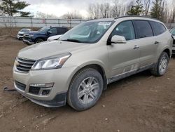 Salvage cars for sale at Davison, MI auction: 2016 Chevrolet Traverse LT