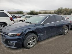 Salvage cars for sale from Copart Las Vegas, NV: 2017 Chevrolet Malibu LS