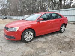 Salvage cars for sale at Austell, GA auction: 2012 Volkswagen Jetta SE