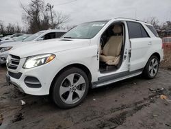 Salvage cars for sale at Baltimore, MD auction: 2017 Mercedes-Benz GLE 350 4matic