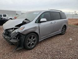 Salvage cars for sale from Copart Phoenix, AZ: 2018 Toyota Sienna SE