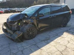 Salvage cars for sale at Hurricane, WV auction: 2013 Toyota Sienna XLE