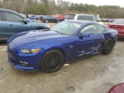 Salvage cars for sale from Copart Seaford, DE: 2015 Ford Mustang GT