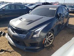 Salvage cars for sale from Copart Elgin, IL: 2016 Cadillac ATS-V