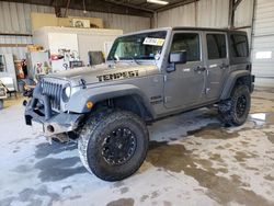 Jeep salvage cars for sale: 2014 Jeep Wrangler Unlimited Sport